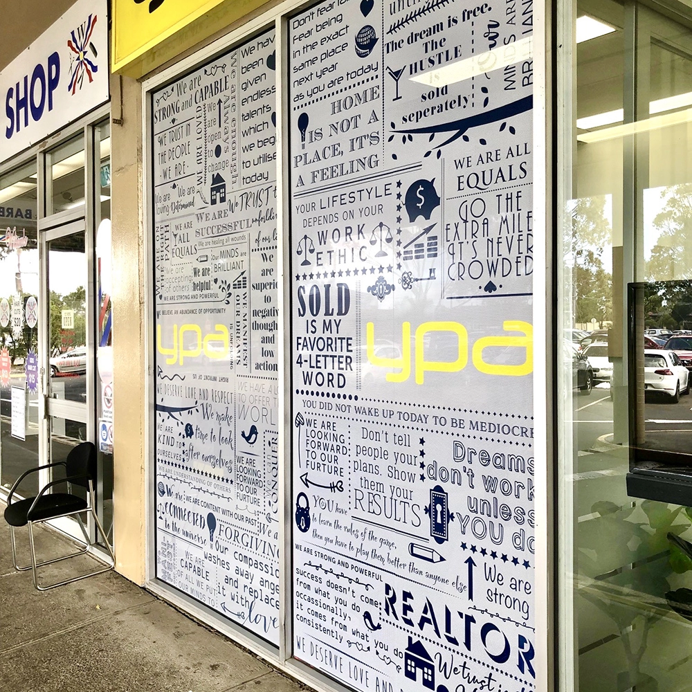 Show details for Window Decals One Way Vision